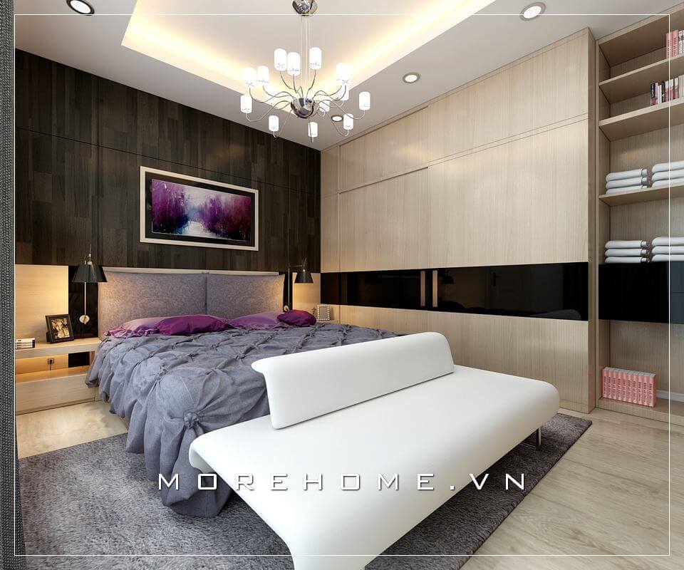 Giường ngủ chung cư hiện đại Giường ngủ chung cư hiện đại